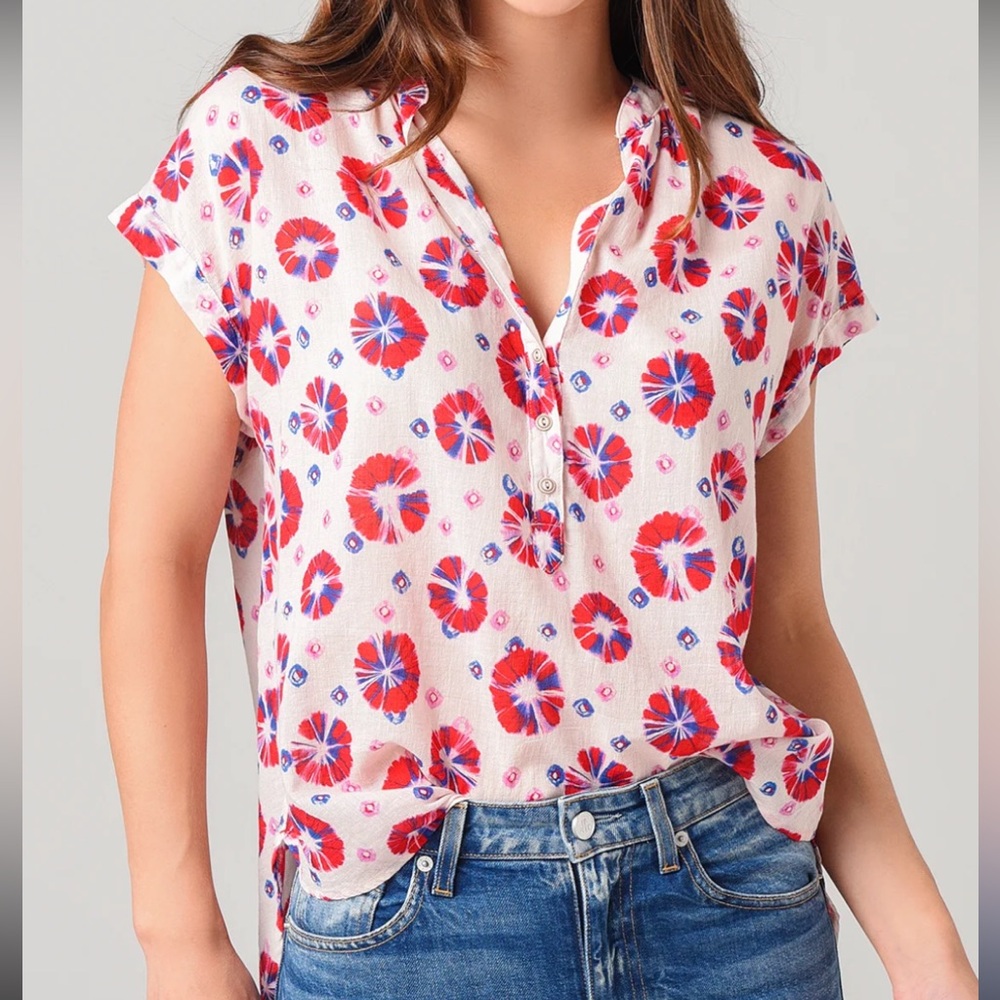 Xirena Sam Sparks Henley Top size small